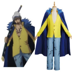 One Piece Onigashima Trafalgar D. Water Law Adulte Cosplay Costume