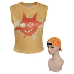 Valorant Raze T-shirt +Chapeau Cosplay Costume -Newcossky 555fe890bb3419055c901915480719ed