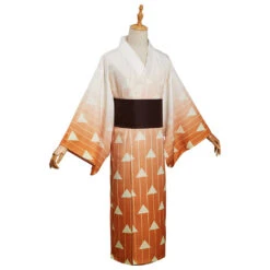 Demon Slayer Agatsuma Zenitsu Kimono Cosplay Costume -Newcossky 5747e66b2c3f02b45dddf3e5565da822