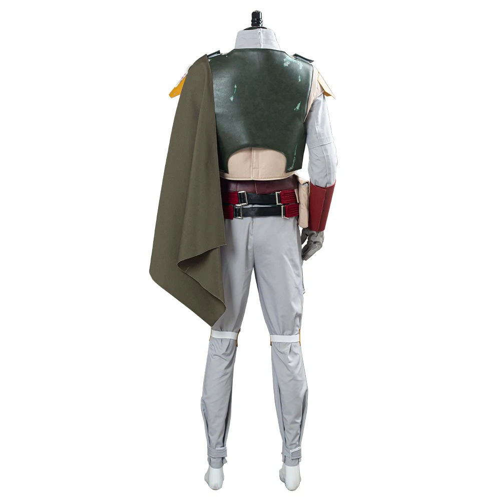 Star Wars Boba Fett Uniforme Halloween Carnaval Cosplay Costume 7 Star Wars Boba Fett Uniforme Halloween Carnaval Cosplay Costume – Image 5