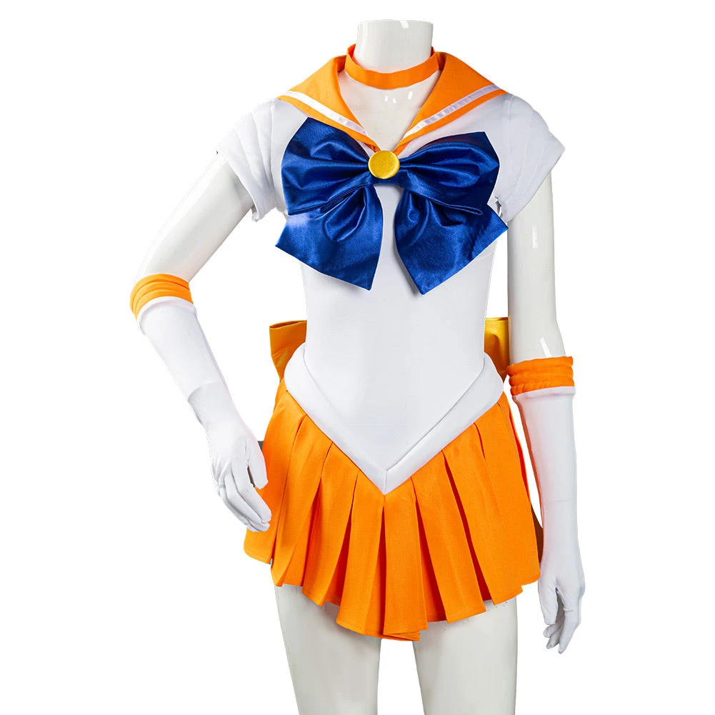 Sailor Moon Minako Aino Uniforme Halloween Carnaval Cosplay Costume 8 Sailor Moon Minako Aino Uniforme Halloween Carnaval Cosplay Costume – Image 6