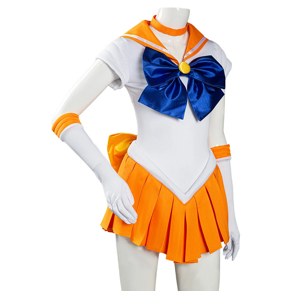 Sailor Moon Minako Aino Uniforme Halloween Carnaval Cosplay Costume 10 Sailor Moon Minako Aino Uniforme Halloween Carnaval Cosplay Costume – Image 8