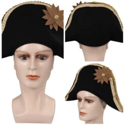 Peter Pan & Wendy Captain Hook Pirate Chapeau Accessoires Prop -Newcossky 600186 costumebuy2009