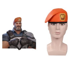 Valorant Brimstone Liam Byrne Cosplay Bérets Chapeaux D'officier Accessoires