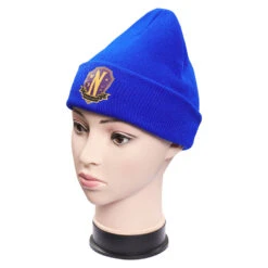 Adulte Wednesday Addams Cosplay Blue Casquette Chapeau Costume Accessoire -Newcossky 600801 2