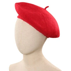 Film Matilda, La Comédie Musicale Hortensia Chapeaux Rouge Cosplay Accessoire -Newcossky 600802 2