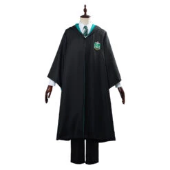 Harry Potter Uniforme Scolaire Slytherin Robe Cape Tenue Halloween Carnaval Cosplay Costume -Newcossky 61538a83eafcf66f63e62938acc3a07d