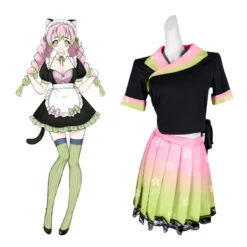 Demon Slayer Kimetsu No Yaiba Kanroji Mitsuri JK Uniforme Cosplay Costume