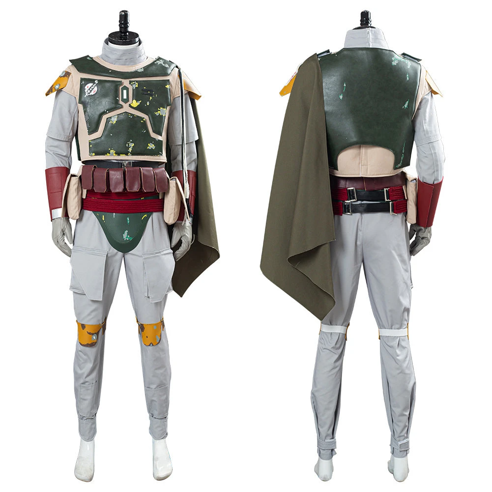 Star Wars Boba Fett Uniforme Halloween Carnaval Cosplay Costume 4 Star Wars Boba Fett Uniforme Halloween Carnaval Cosplay Costume – Image 2