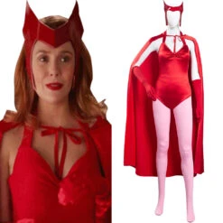 WandaVision Scarlet Witch Wanda Cosplay Costume