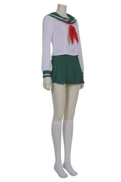 InuYasha Kagome Higurashi Femme Cosplay Costume Uniform Halloween Carnival -Newcossky 7029d6c490bf65ebd49782f463d35cb2