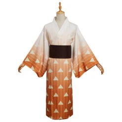 Demon Slayer Agatsuma Zenitsu Kimono Cosplay Costume -Newcossky 8313dd5c44e1b603d9f3257e328d18a4