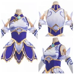 LoL League Of Legends Luxanna Cosplay Costume -Newcossky 8dbf6600675475a041876dbf94478bbf