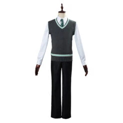 Harry Potter Uniforme Scolaire Slytherin Robe Cape Tenue Halloween Carnaval Cosplay Costume -Newcossky 8f742a9166fd15366088b35a71ad12b7