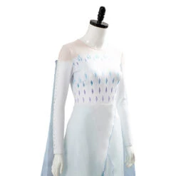 La Reine Des Neiges 2 Frozen 2 Elsa Ahtohallan Robe Blanche Cosplay Costume -Newcossky 940ca0943b8a08c3039fb7b02b8e24a3