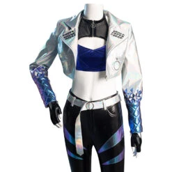 League Of Legends LOL KDA Akali The Rogue Assassin Cosplay Costume -Newcossky 975c29cb7d9a04a40aec58293b10da64