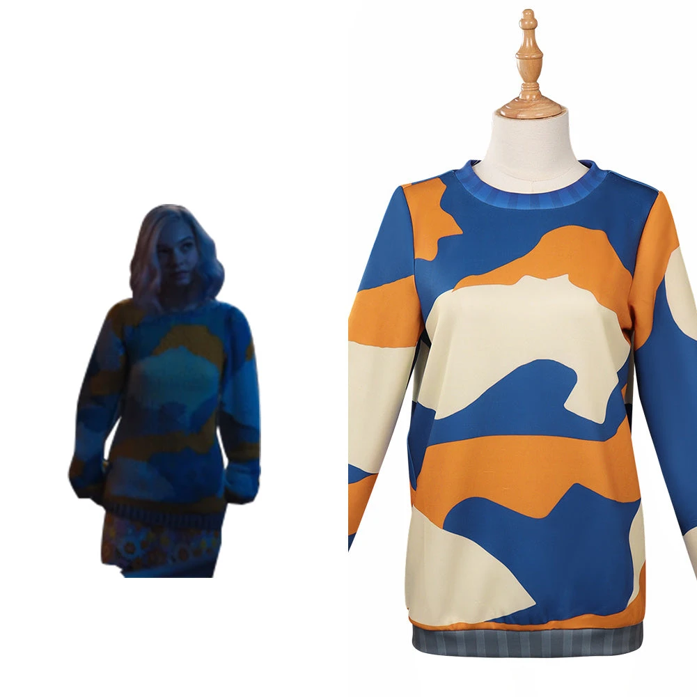 Wednesday Addams Enid Sinclair Sweat-shirt Imprimé Cosplay Costume 3 Wednesday Addams Enid Sinclair Sweat-shirt Imprimé Cosplay Costume