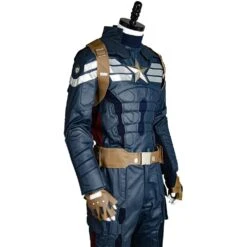 Captain America 2 The Winter Soldier Uniform De Steve Rogers Cosplay Costume -Newcossky Captain America 2 The Winter Soldier Uniform de Steve Rogers Cosplay Costume 5