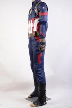 Captain America 3: Civil War Captain Steve Rogers Uniforme Cosplay Costume 18 Captain America 3: Civil War Captain Steve Rogers Uniforme Cosplay Costume -Newcossky Captain America 3 Civil War Captain Steve Rogers Uniforme Cosplay Costume 3