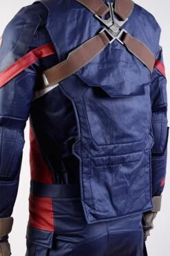 Captain America 3: Civil War Captain Steve Rogers Uniforme Cosplay Costume 20 Captain America 3: Civil War Captain Steve Rogers Uniforme Cosplay Costume -Newcossky Captain America 3 Civil War Captain Steve Rogers Uniforme Cosplay Costume 5