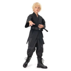 Enfant Star Wars Anakin Skywalker Noir Cosplay Costume Version D'enfant -Newcossky EnfantStarWarsAnakinSkywalkerNoirCosplayCostumeVersionD enfant 4