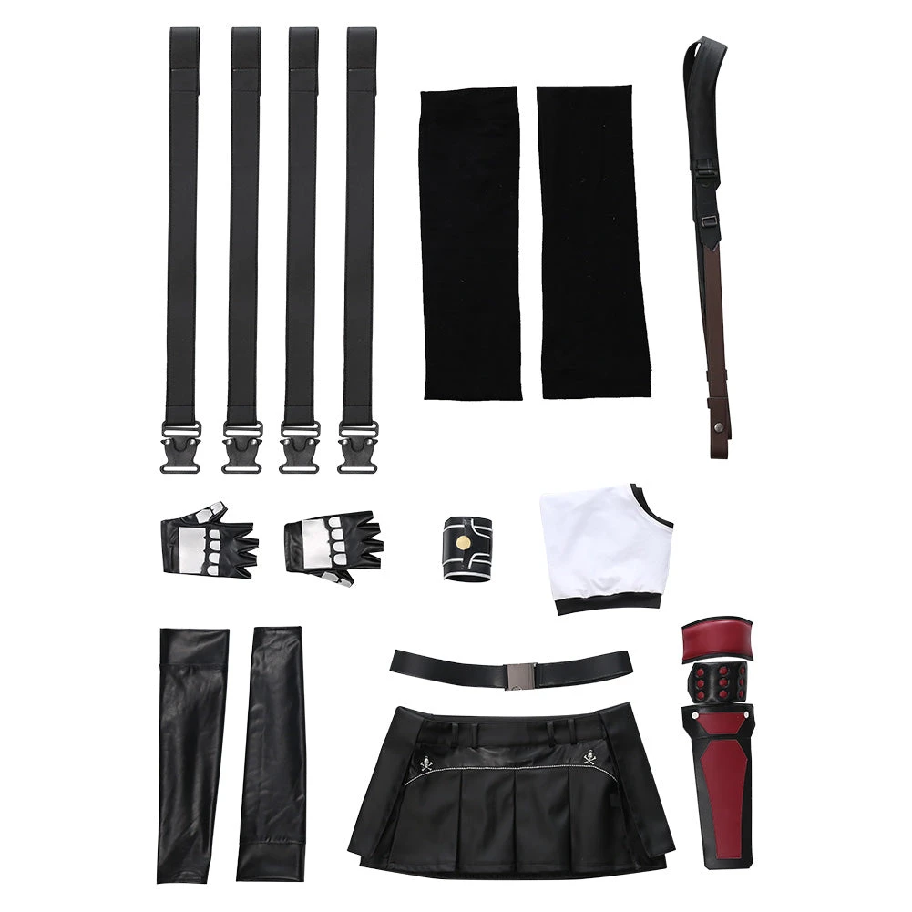 Final Fantasy VII : Remake FF7 FF VII Tifa Lockhart Cosplay Costume – Image 4