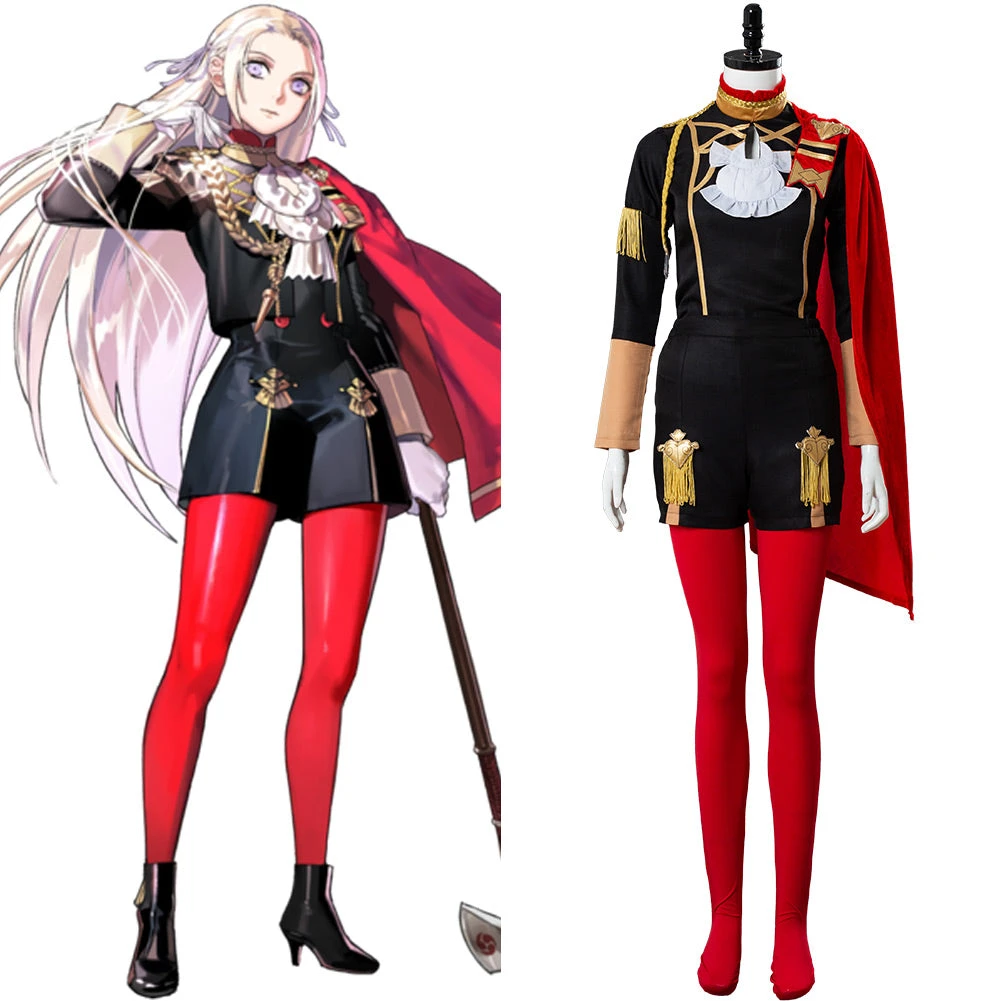 Fire Emblem Three Houses Edelgard Von Hresvelgr Cosplay Costume 3 Fire Emblem Three Houses Edelgard Von Hresvelgr Cosplay Costume