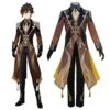 Genshin Impact Zhongli Tenue Uniform Cosplay Costume Halloween -Newcossky GenshinImpactZhongliTenueCosplayCostume