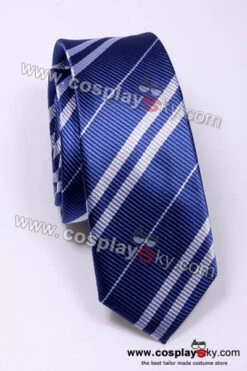 Harry Potter Cravates 4 Couleurs Cosplay Accessoire -Newcossky Harry Potter Ravenclaw Blue Grey Tie