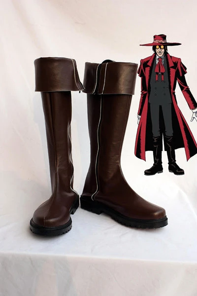 Hellsing Alucard Bottes Cosplay Chaussures