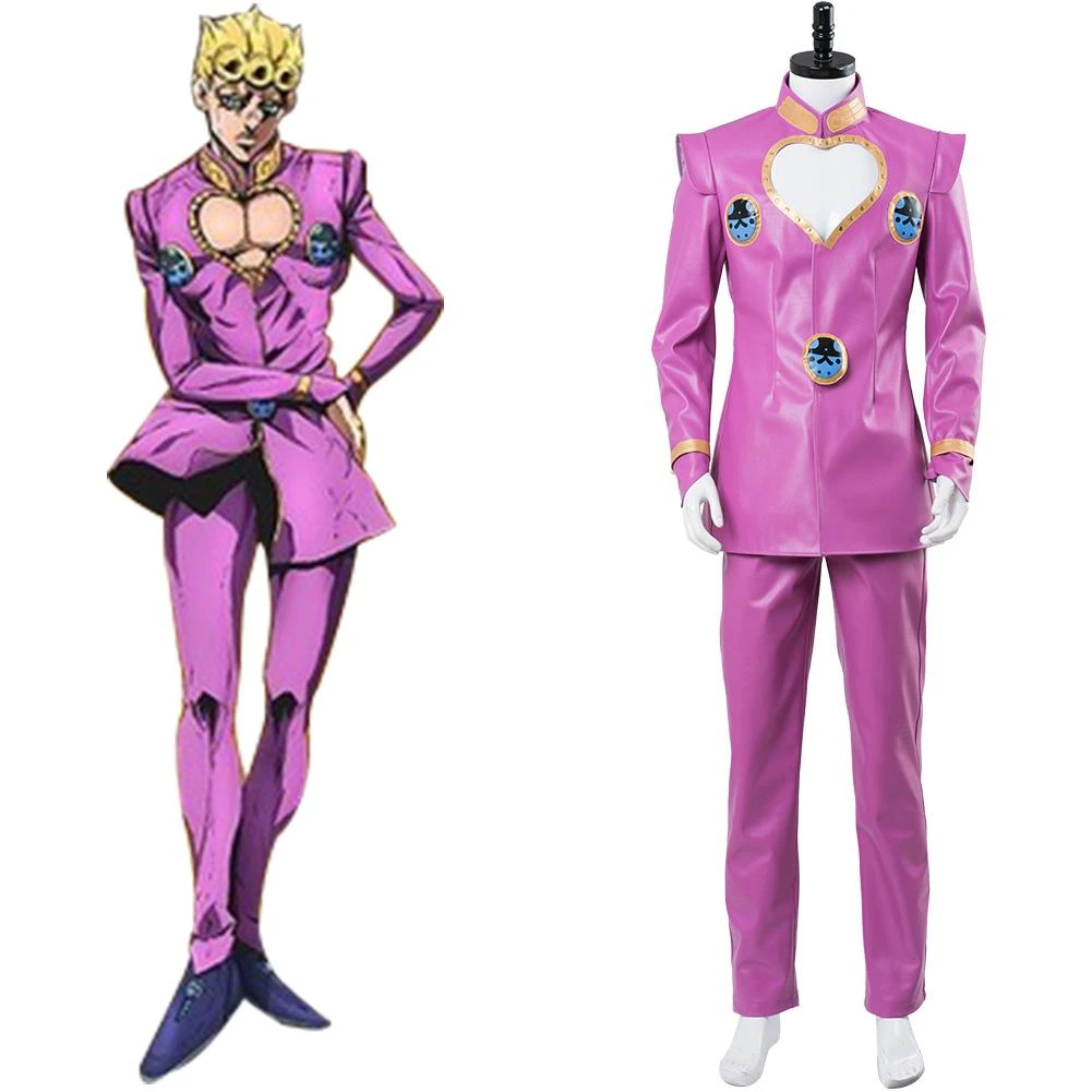 JoJo's Bizarre Adventure Golden Wind Giovanna Giorno Cosplay Costume 3 JoJo's Bizarre Adventure Golden Wind Giovanna Giorno Cosplay Costume