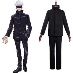 Jujutsu Kaisen-Satoru Gojo Uniforme Halloween Carnaval Cosplay Costume