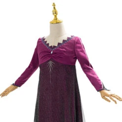 La Reine Des Neiges Frozen Elsa Robe Pourpre Robe Enfant Cosplay Costume -Newcossky LaReinedesneigesFrozenElsaRobePourpreRobeEnfantCosplayCostume 6