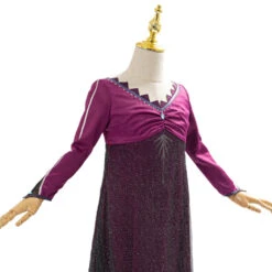 La Reine Des Neiges Frozen Elsa Robe Pourpre Robe Enfant Cosplay Costume -Newcossky LaReinedesneigesFrozenElsaRobePourpreRobeEnfantCosplayCostume 7