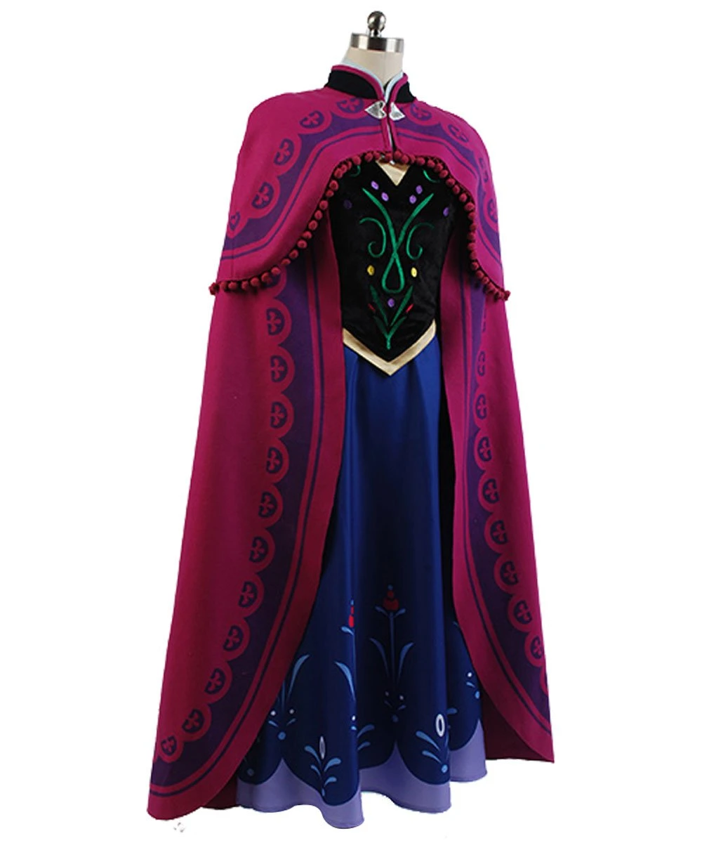 La Reine Des Neiges Princesse Anna Cosplay Costume 4 La Reine Des Neiges Princesse Anna Cosplay Costume – Image 2