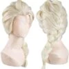 La Reine Des Neiges 2 Frozen 2 Elsa Cosplay Perruque -Newcossky La Reine des neiges 2 Frozen 2 Elsa Cosplay Perruque