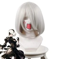 NieR / Nier : Automata 2B Cosplay Perruque
