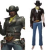 Overwatch Jesse Mccree Deadlock McCree Skin Cosplay Costume 1 Overwatch Jesse Mccree Deadlock McCree Skin Cosplay Costume -Newcossky Overwatch Jesse Mccree Deadlock McCree Skin Cosplay Costume 1