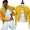 Queen Freddie Mercury Veste Jaune Cosplay Costume -Newcossky Queen Freddie Mercury Veste Jaune Cosplay Costume 1