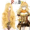 RWBY Yellow Trailer Yang Xiao Long Cosplay Perruque 2 RWBY Yellow Trailer Yang Xiao Long Cosplay Perruque -Newcossky RWBY Yellow Trailer Yang Xiao Long Cosplay Perruque