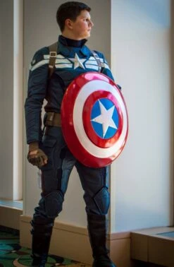 Captain America 2 The Winter Soldier Uniform De Steve Rogers Cosplay Costume -Newcossky Ranger Six
