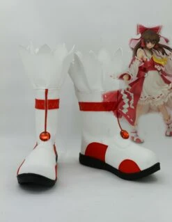 Touhou Project Reimu Hakurei Cosplay Chaussures