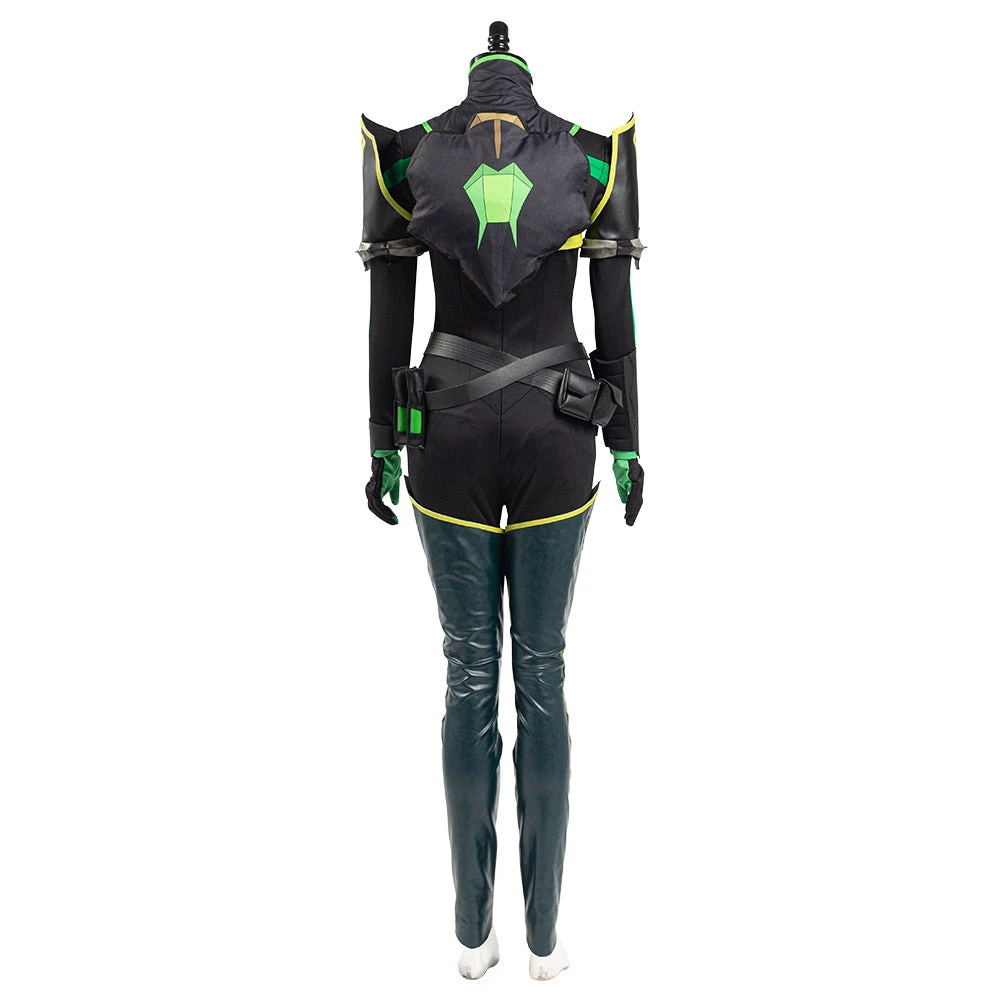 Valorant Viper Combinaison Halloween Carnaval Cosplay Costume 6 Valorant Viper Combinaison Halloween Carnaval Cosplay Costume – Image 5
