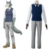Beastars Legoshi Louis Uniform Scolaire Cosplay Costume -Newcossky a39eeef28609cdf4385b83d8087c5552
