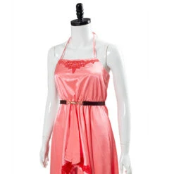 Final Fantasy VII: Remake Aerith Wall Market The Honeybee Inn Robe Longue Rose Cosplay Costume -Newcossky a674c16d22a909701a42e045ff04c20f