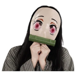 Demon Slayer Kimetsu No Yaiba Kamado Nezuko Cosplay Masque