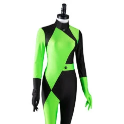 Kim Possible Shego Combinaison Cosplay Costume -Newcossky a9968de428706b4d03b843c22b0224fd