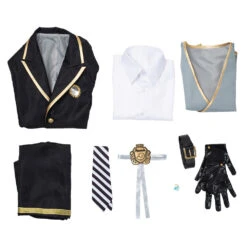 Twisted Wonderland Azul/Floyd/Jade Uniforme Halloween Carnaval Cosplay Costume -Newcossky aeca018fd93d04c7dd8b54fdc6b9e553