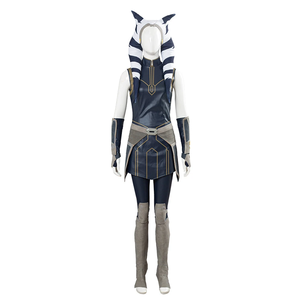 Star Wars: Clone Wars Season 7 Ahsoka Tano Tenue Femme Halloween Carnaval Cosplay Costume 4 Star Wars: Clone Wars Season 7 Ahsoka Tano Tenue Femme Halloween Carnaval Cosplay Costume – Image 2