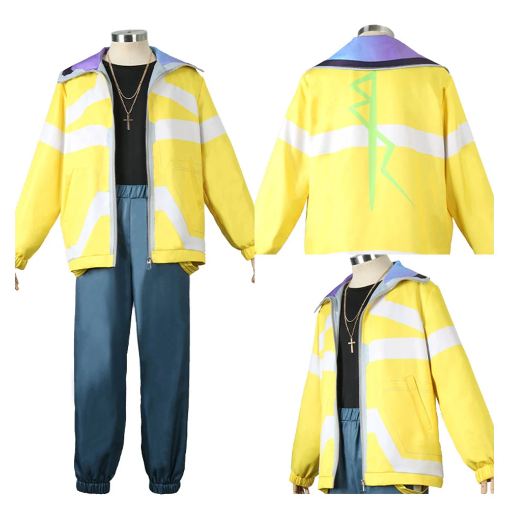 Cyberpunk: Edgerunners David Martinez Cosplay Costume 9 Cyberpunk: Edgerunners David Martinez Cosplay Costume – Image 7